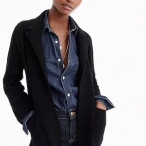 J. Crew Sophie Open-Front Sweater Blazer